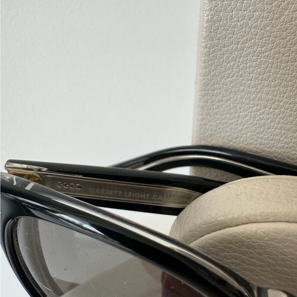 Garrett Leight Boccaccio BKLCY black sunglasses - Picture 6 of 9